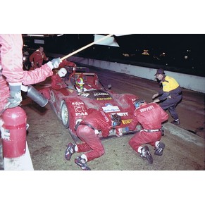 Photo 1995 Ferrari 333 SP n°33 Mauro Baldi + Eric van de Poele + Michele Alboreto / Scandia / Sebring 12 hours (Usa)